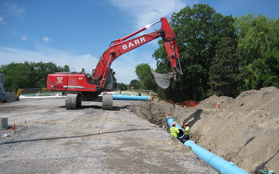 an image of digging a sewer